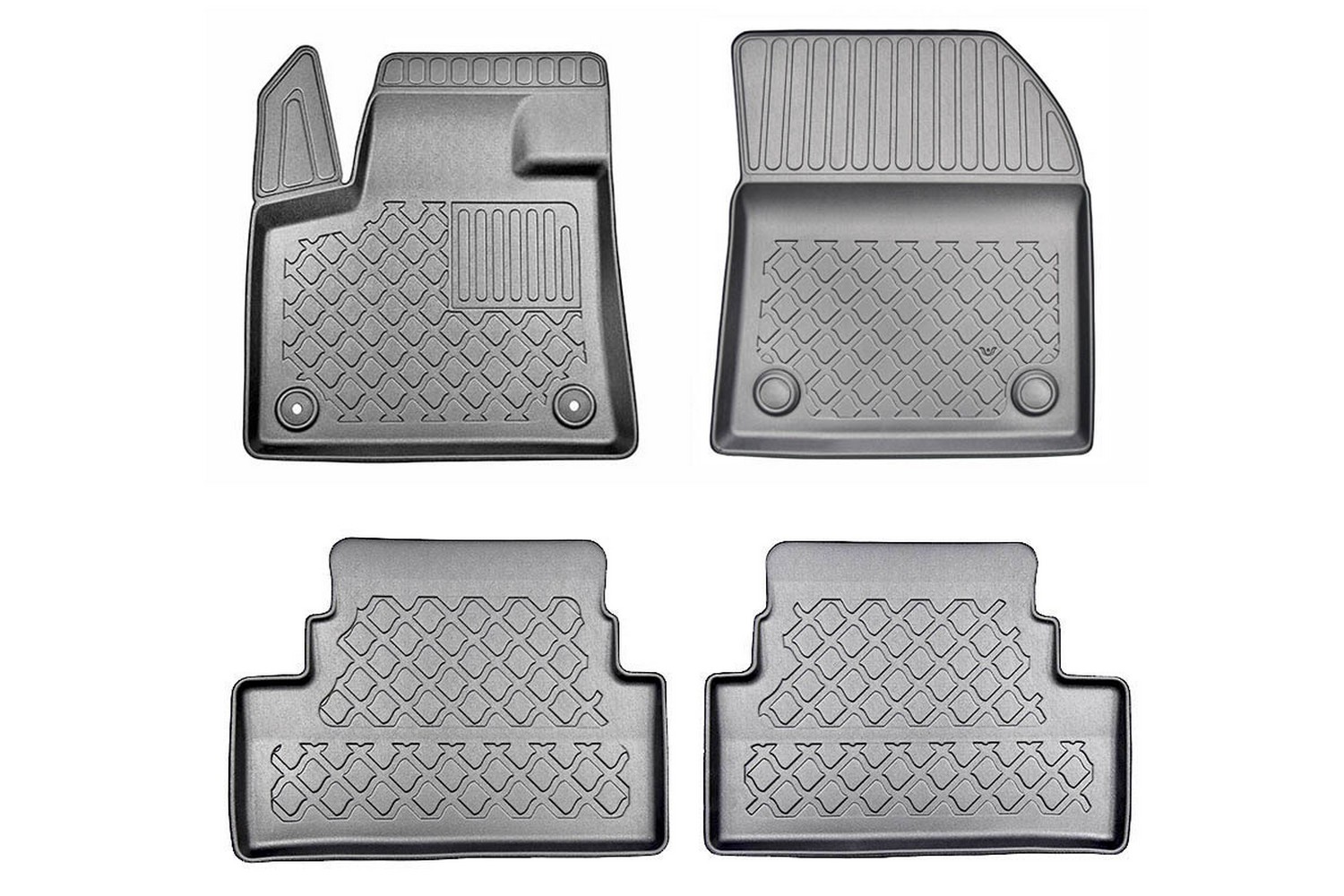 Car mats suitable for Opel Grandland X 2017-2024 Guardliner PE/TPE rubber