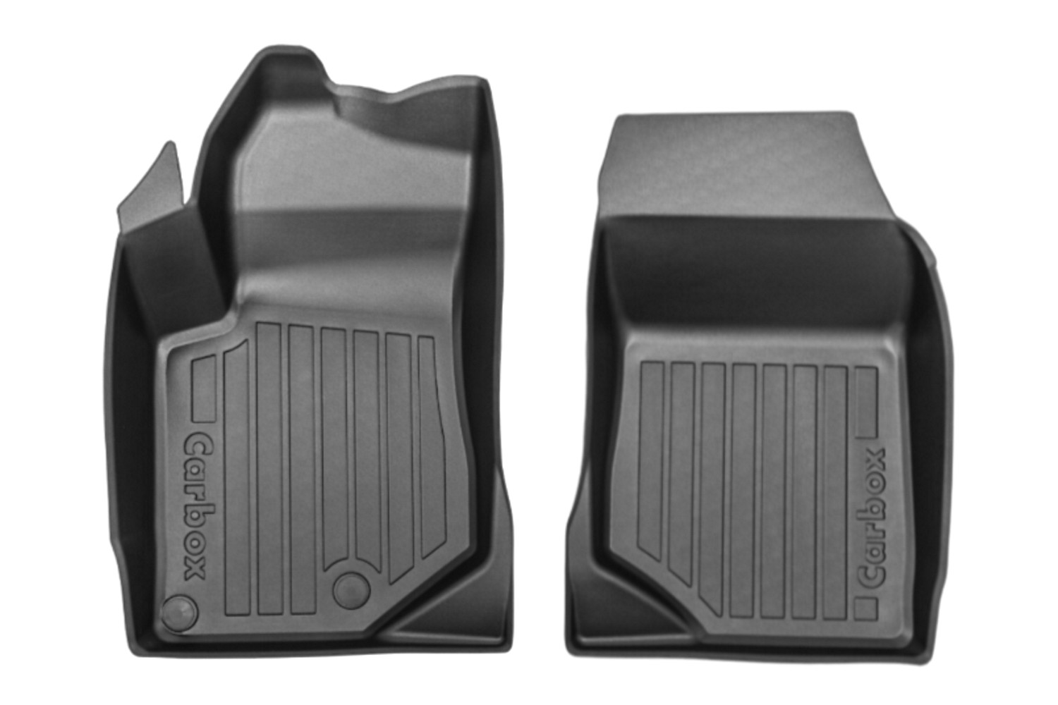 Car mats suitable for Opel Mokka B 2020-present Carbox Floor Highline PE rubber - front set
