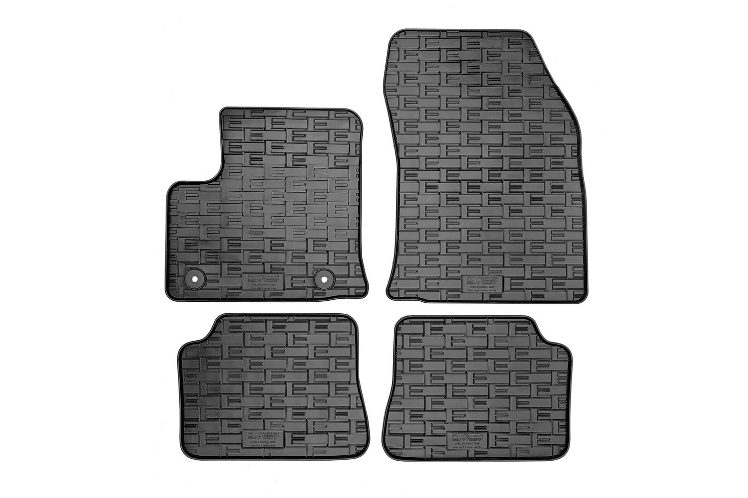 Car mats suitable for Opel Mokka B 2020-present rubber