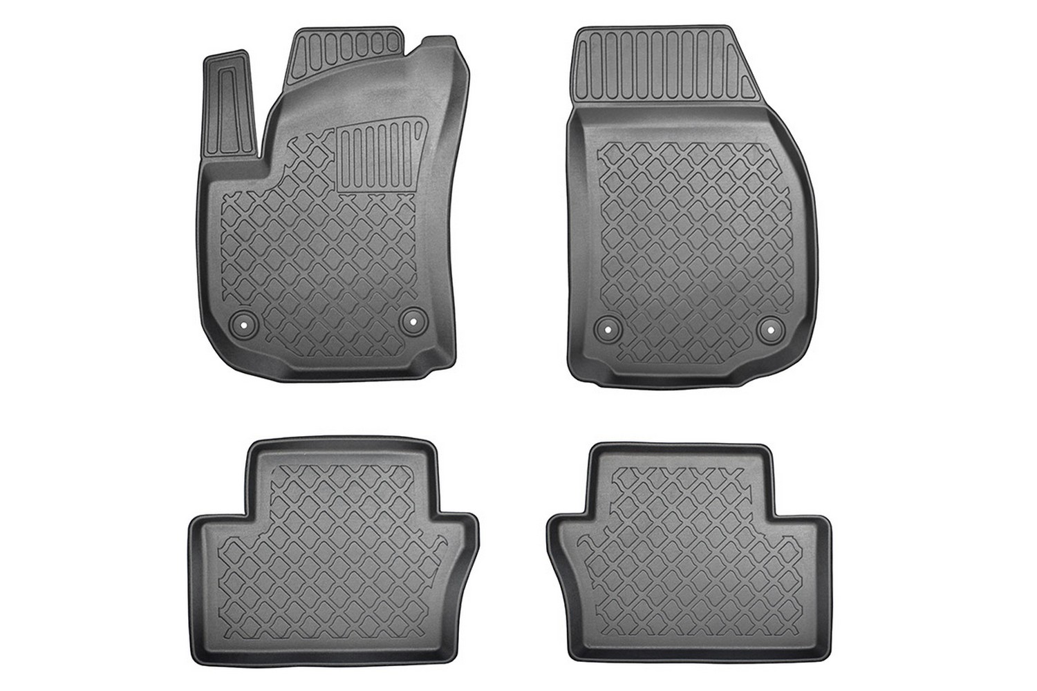 Car mats suitable for Opel Zafira B 2005-2011 Guardliner PE/TPE rubber