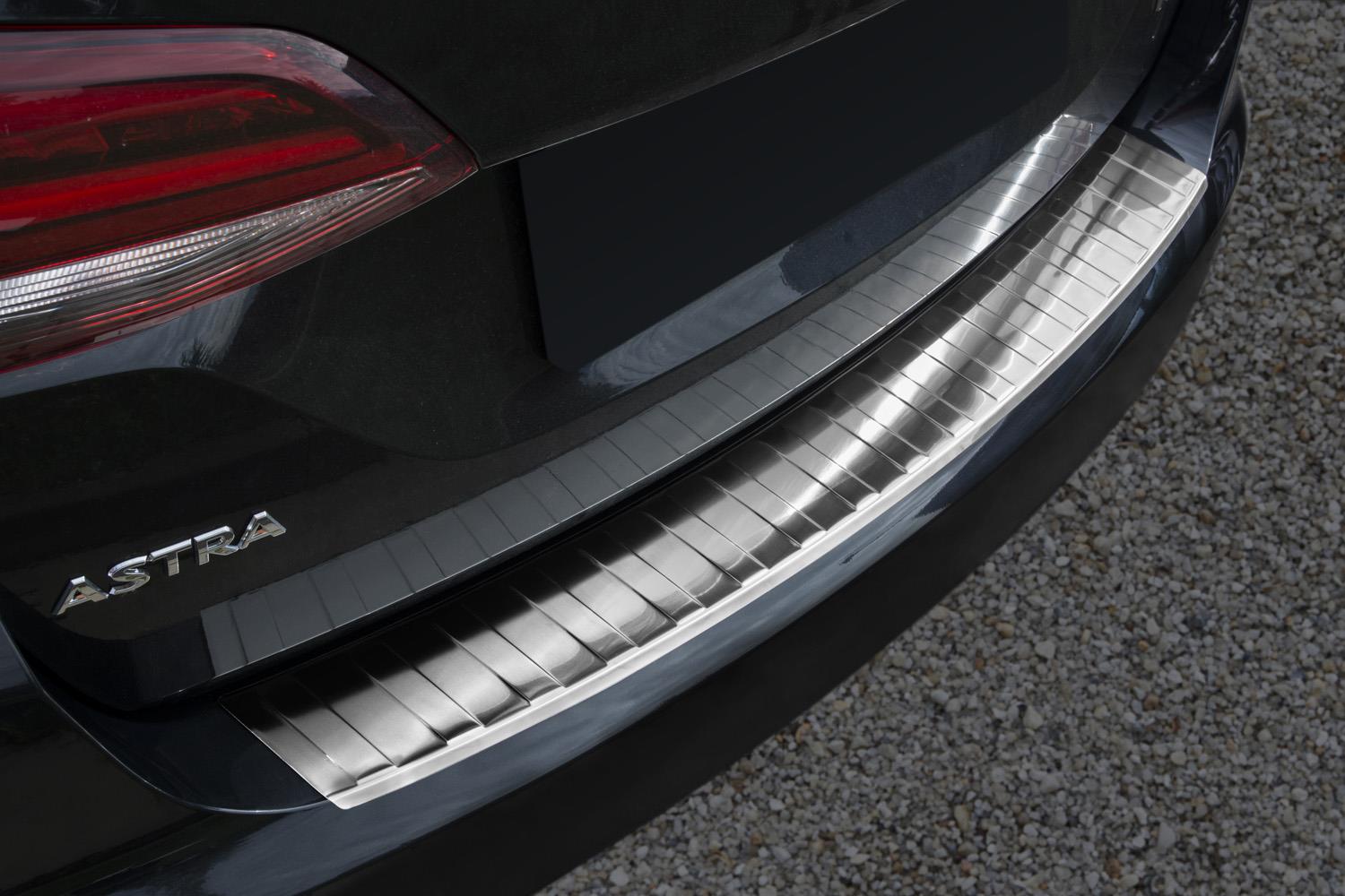Bumperbeschermer Opel Astra K Sports Tourer 2015-2021 wagon RVS geborsteld