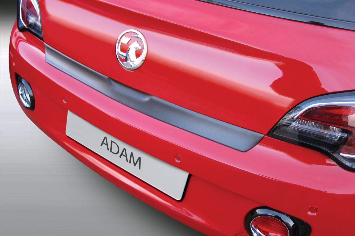 Bumperbeschermer Opel Adam 2013-2019 3-deurs hatchback ABS - matzwart