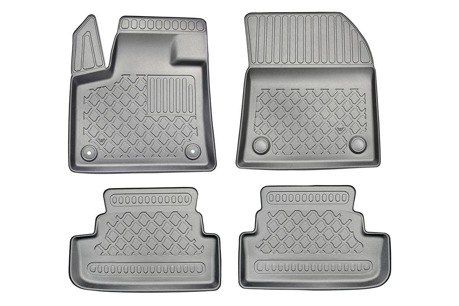 Car mats suitable for Opel Grandland X 2017-2024 Guardliner PE/TPE rubber