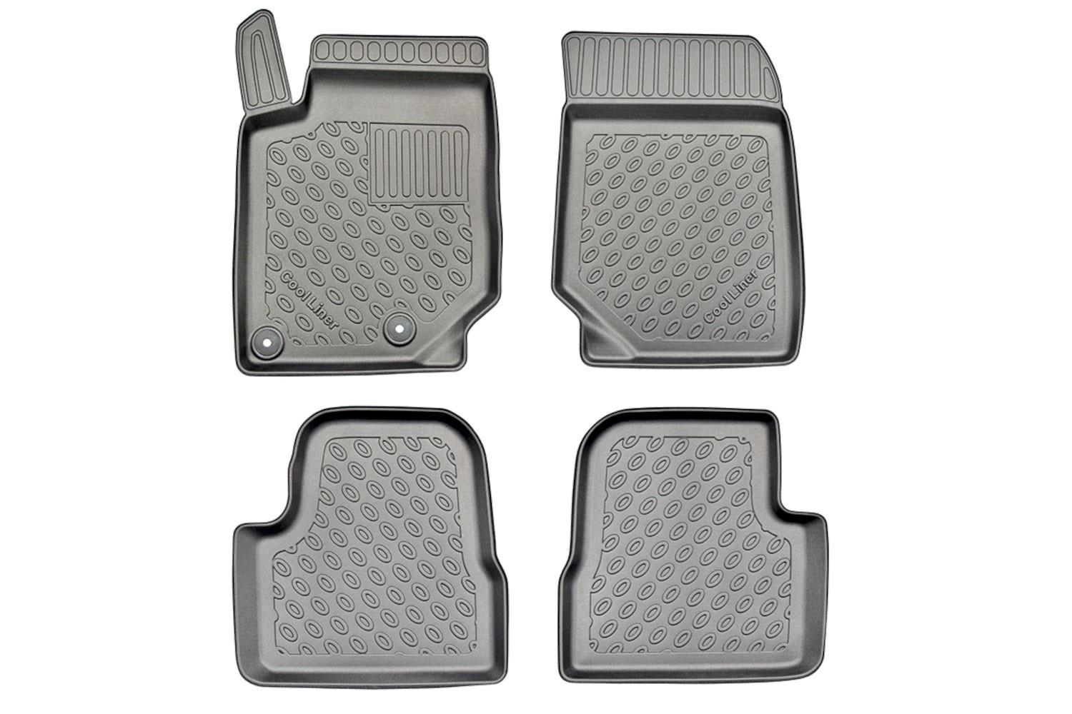 Car mats suitable for Opel Mokka B 2020-present Cool Liner PE/TPE rubber