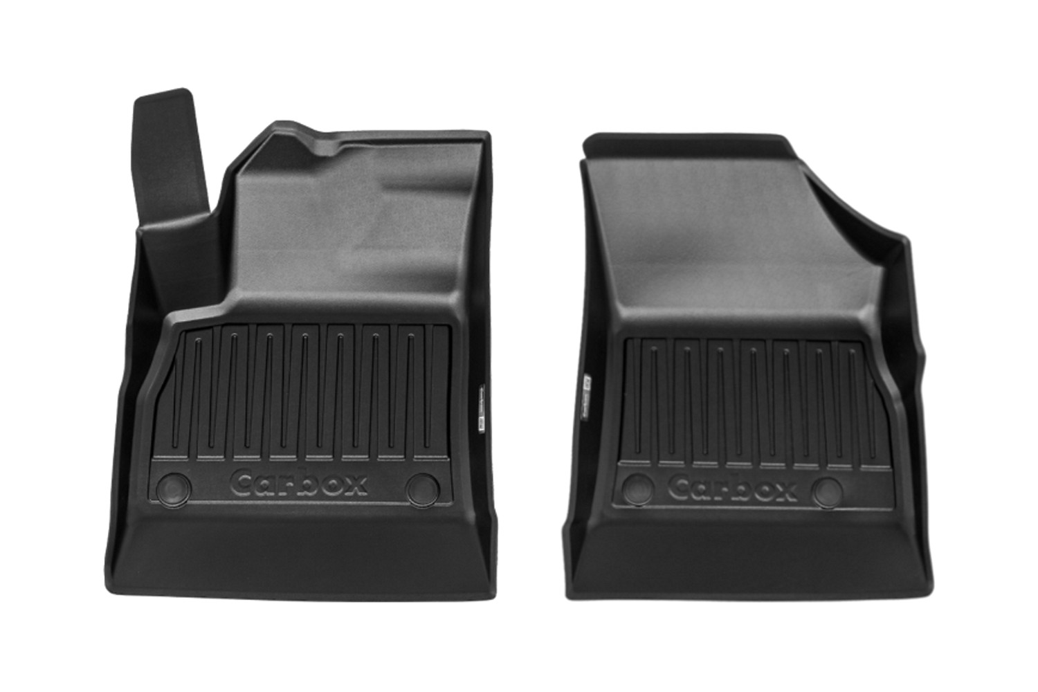 Car mats suitable for Opel Astra K 2015-2021 5-door hatchback Carbox Floor Highline PE rubber - front set