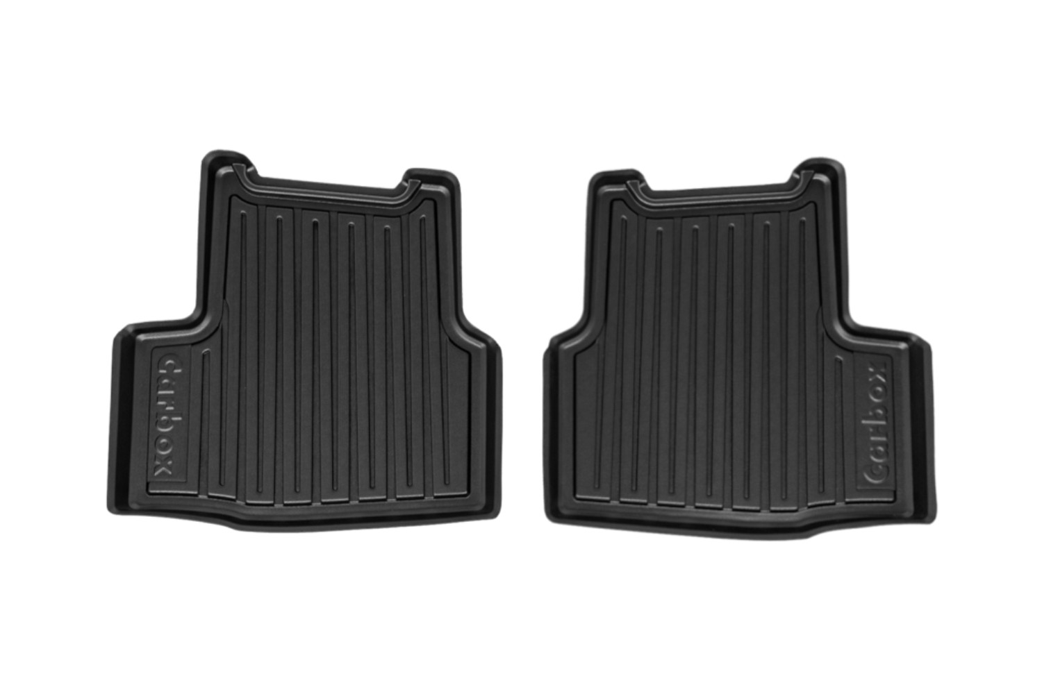 Car mats suitable for Opel Astra K 2015-2021 5-door hatchback Carbox Floor PE rubber - rear set