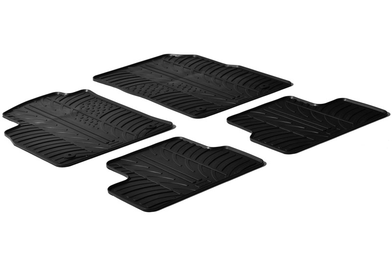 Car mats suitable for Opel Astra J 2009-2015 4 & 5-door Rubbasol rubber