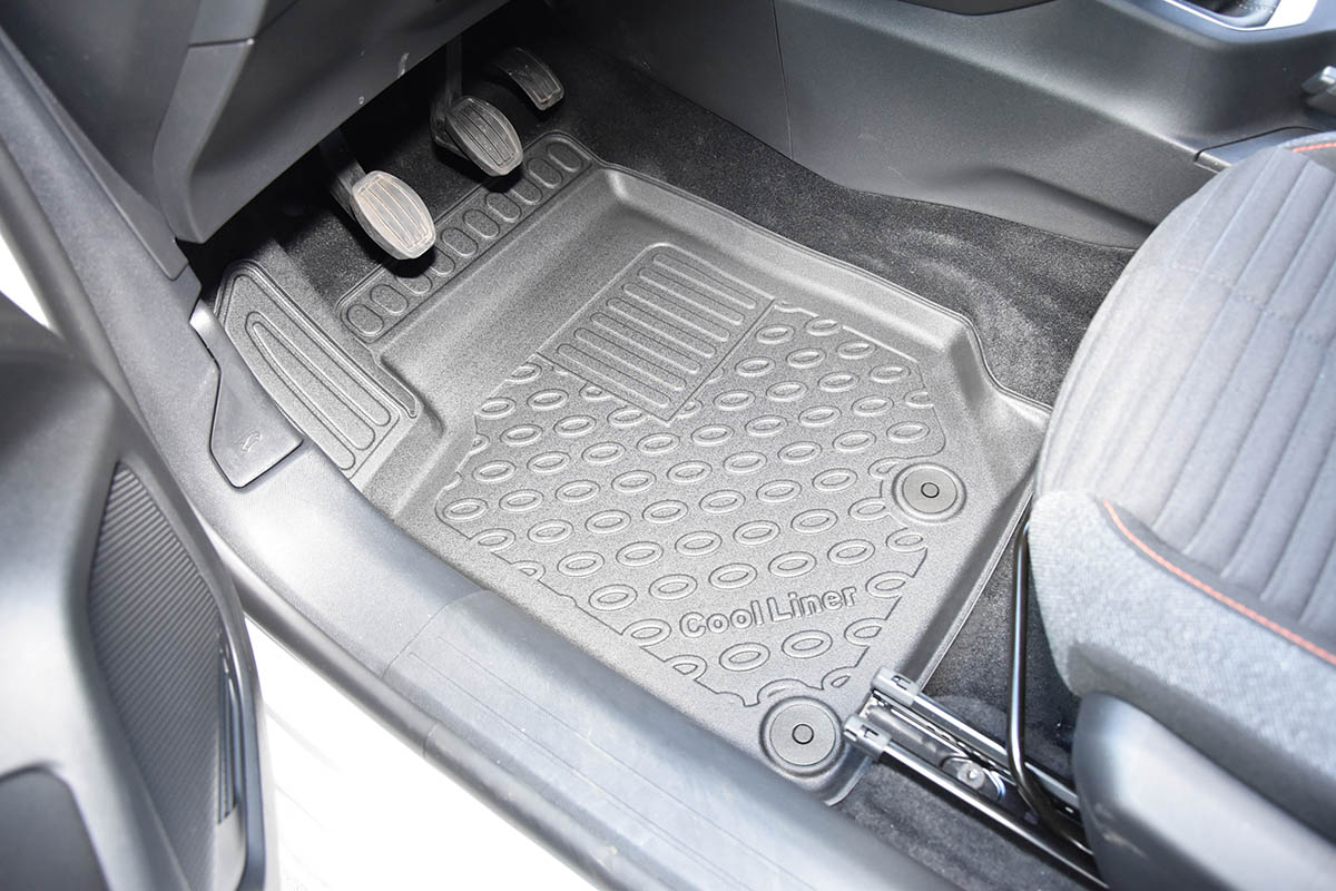 Car mats Opel Corsa F 2019-present 5-door hatchback Cool Liner PE/TPE rubber