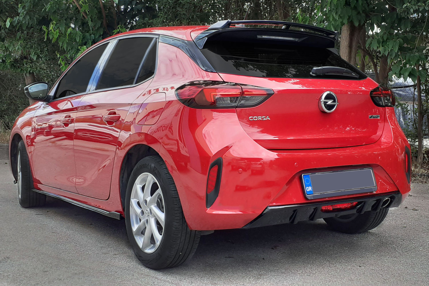Achterdiffusor geschikt voor Opel Corsa F 2019-heden 5-deurs hatchback ABS