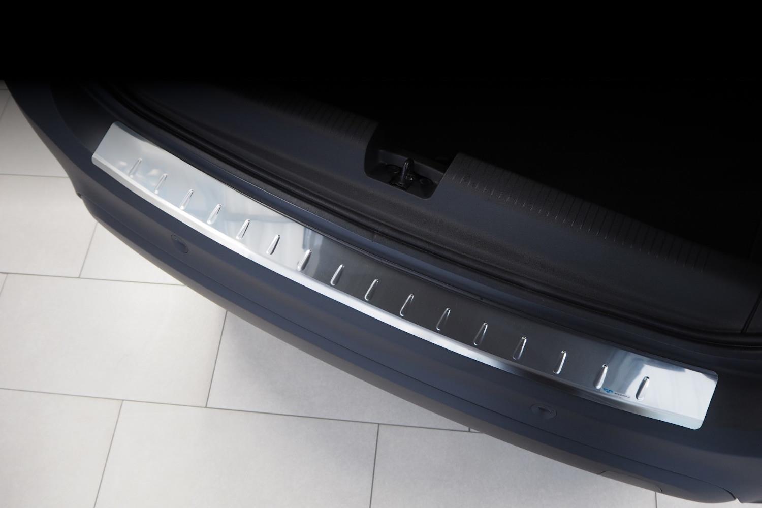 Protection de seuil de coffre Opel Crossland X 2017-présent acier inox brillant