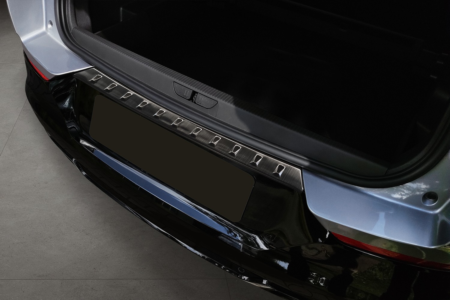 Bumperbeschermer Opel Grandland X 2021-heden RVS geborsteld antraciet