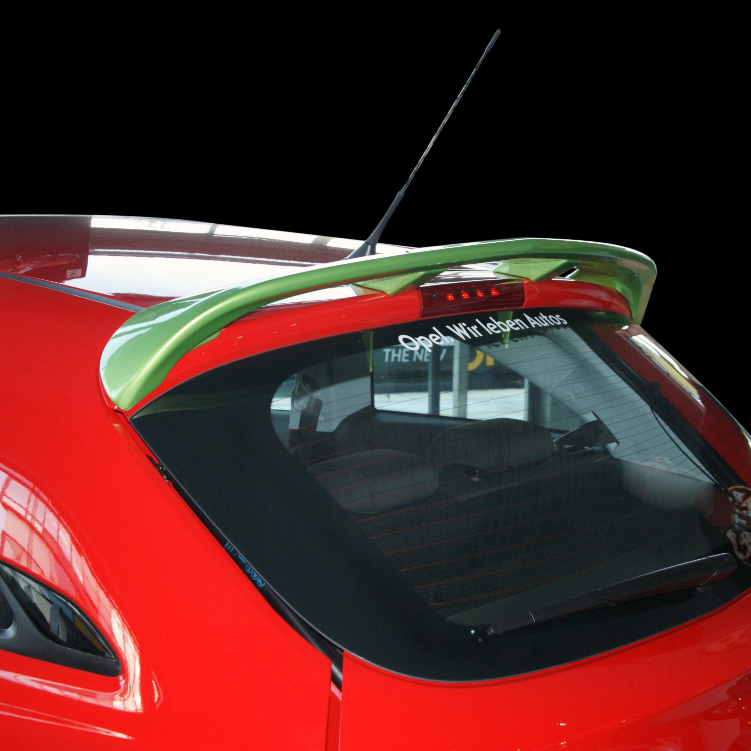 Spoiler avant coupe avec aile en ABS convient pour Opel Corsa F GS-Line