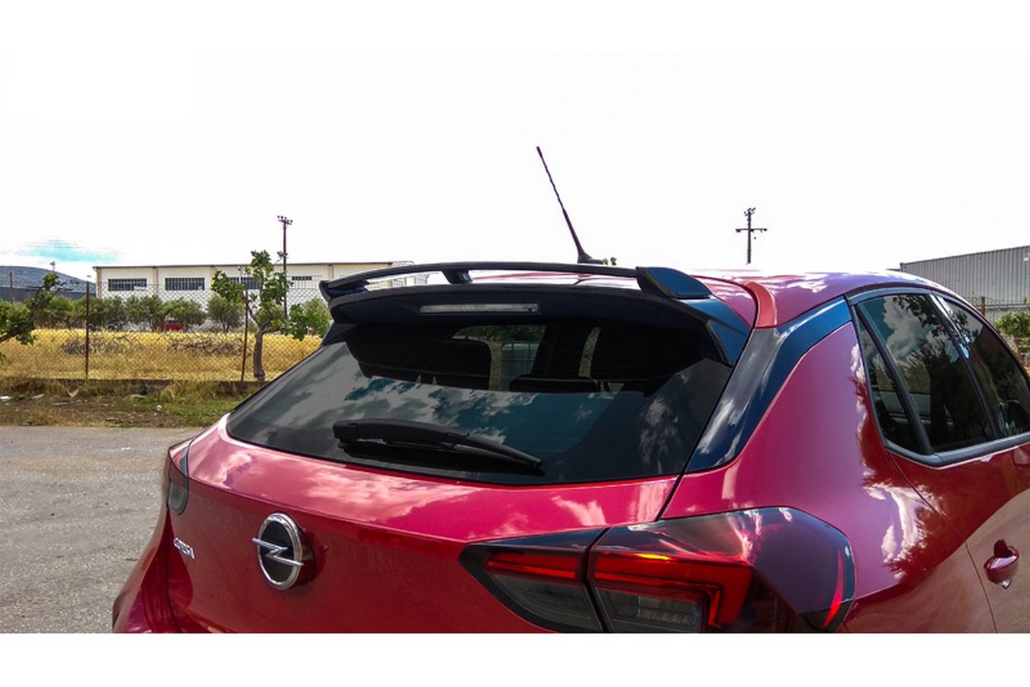 Roof spoiler suitable for Opel Corsa F 2019-present 5-door hatchback