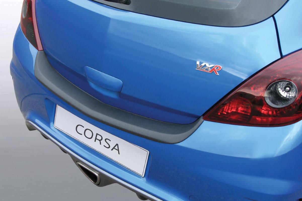 Protection de seuil de coffre Opel Corsa D OPC 2007-2014 3 portes bicorps ABS - noir mat