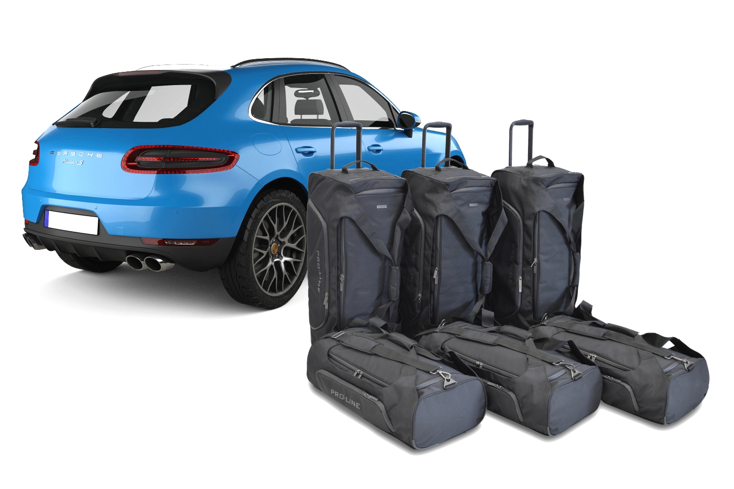 Travel bag set suitable for Porsche Macan (95B) 2014-present Pro.Line