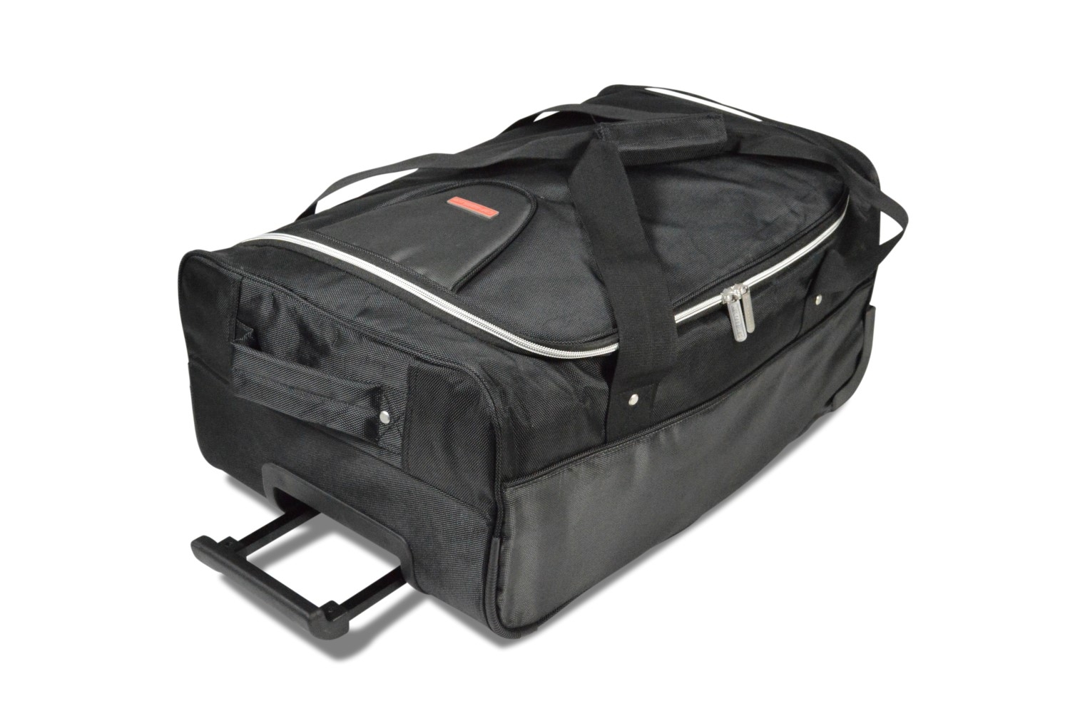 Ensemble de bagages pour Porsche Boxster 981 sur mesure en toile noir -  Trolley et sac de voyage