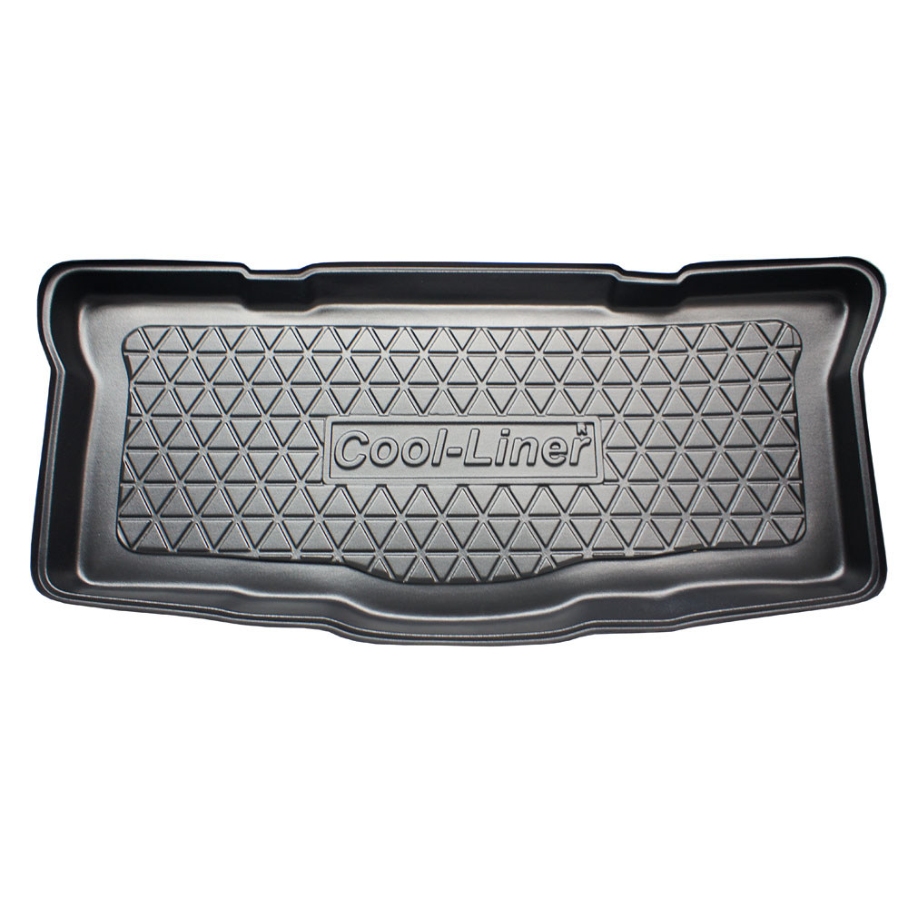 Boot mat suitable for Peugeot 107 2005-2014 3 & 5-door hatchback Cool Liner anti slip PE/TPE rubber