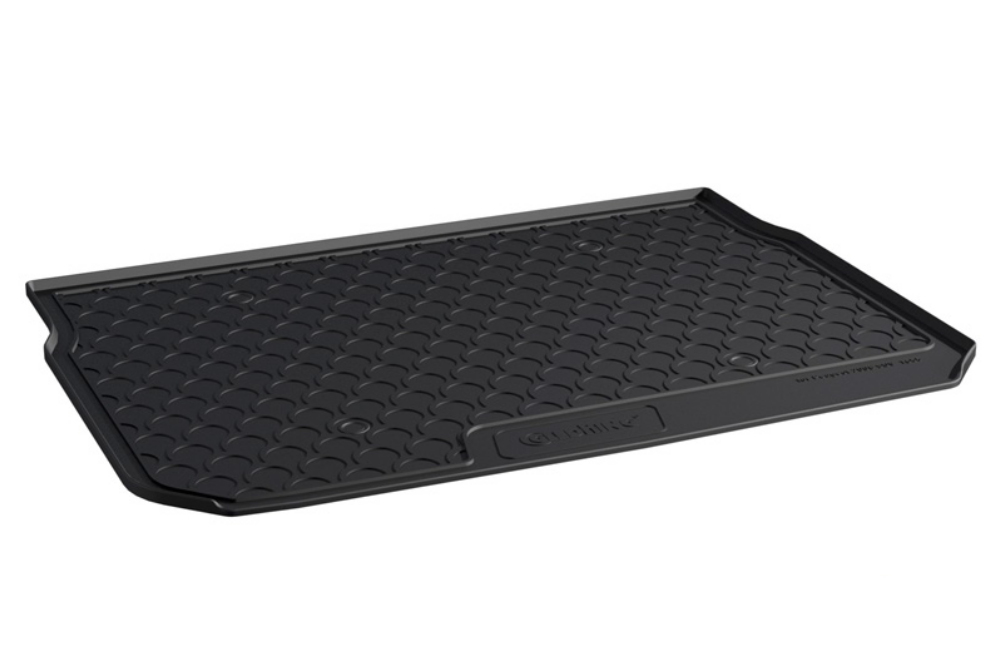 Boot mat suitable for Peugeot 2008 I 2013-2019 anti slip Rubbasol rubber