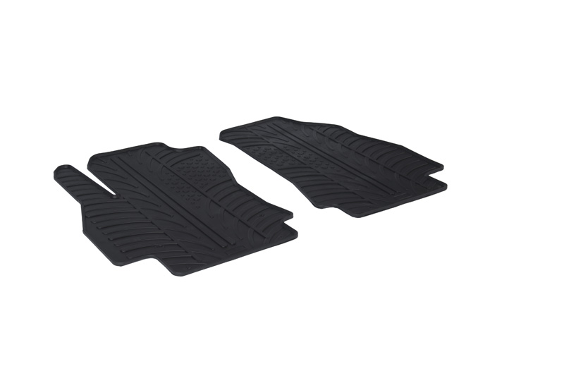 Car mats suitable for Peugeot Bipper 2007-2016 Rubbasol rubber
