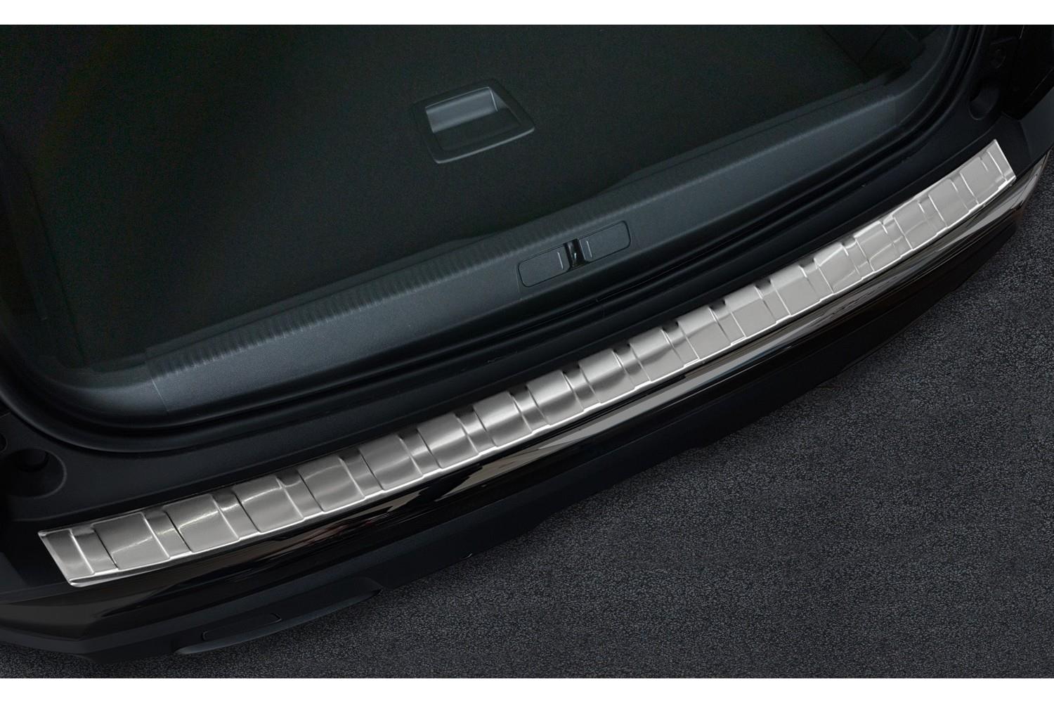 Protection de seuil de coffre convient à Peugeot 3008 II 2016-présent 5 portes bicorps acier inox brossé