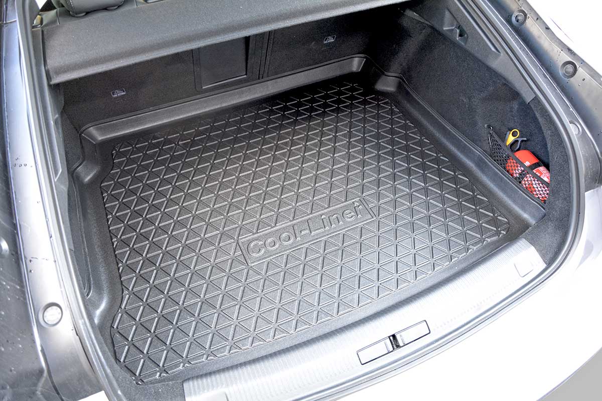 Boot mat suitable for Peugeot 508 II 2018-present 4-door saloon Cool Liner anti slip PE/TPE rubber