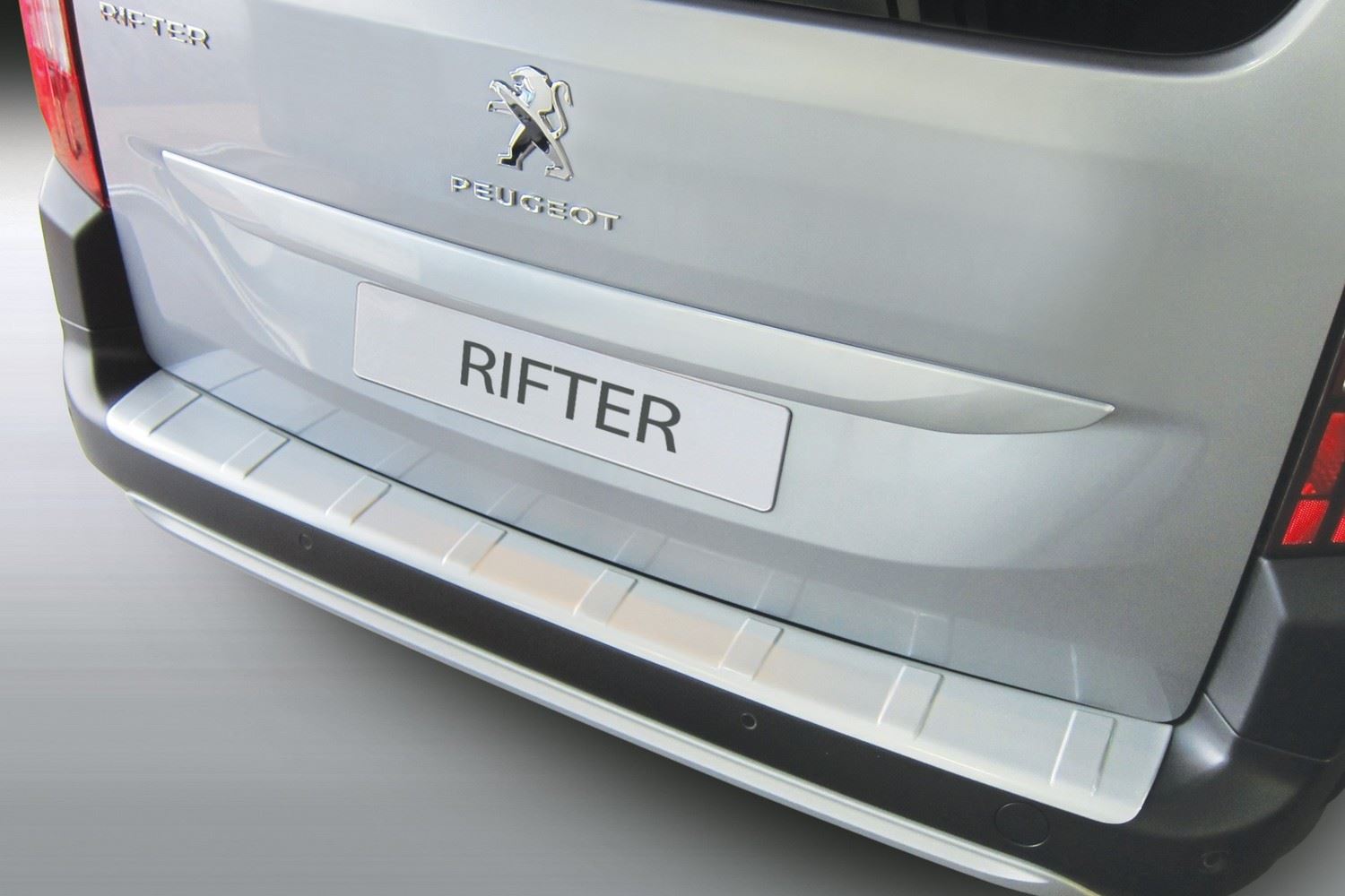 Bumperbeschermer Peugeot Rifter 2018-heden ABS - matzwart