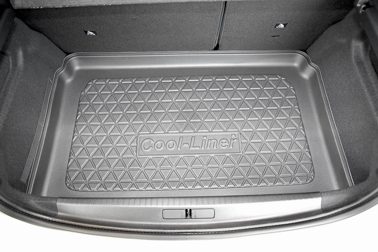 Boot mat suitable for Peugeot 208 II 2019-present 5-door hatchback Cool Liner anti slip PE/TPE rubber