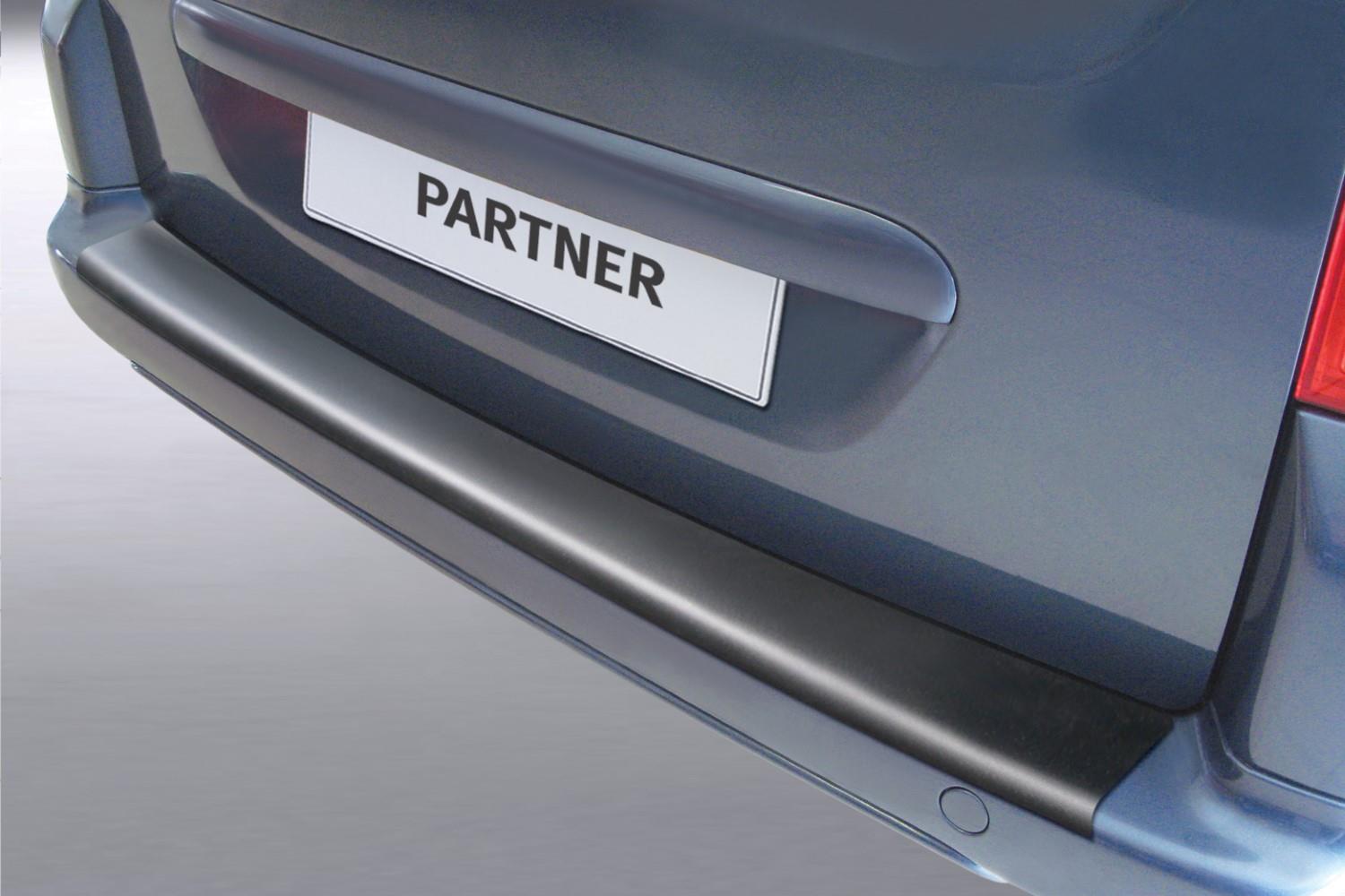 Bumperbeschermer Peugeot Partner II (B9) 2008-2018 ABS - matzwart