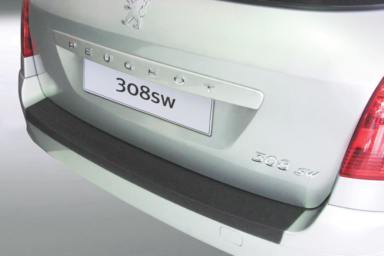 Ladekantenschutz passend für Peugeot 308 I SW 2007-2014 Kombi ABS - Mattschwarz