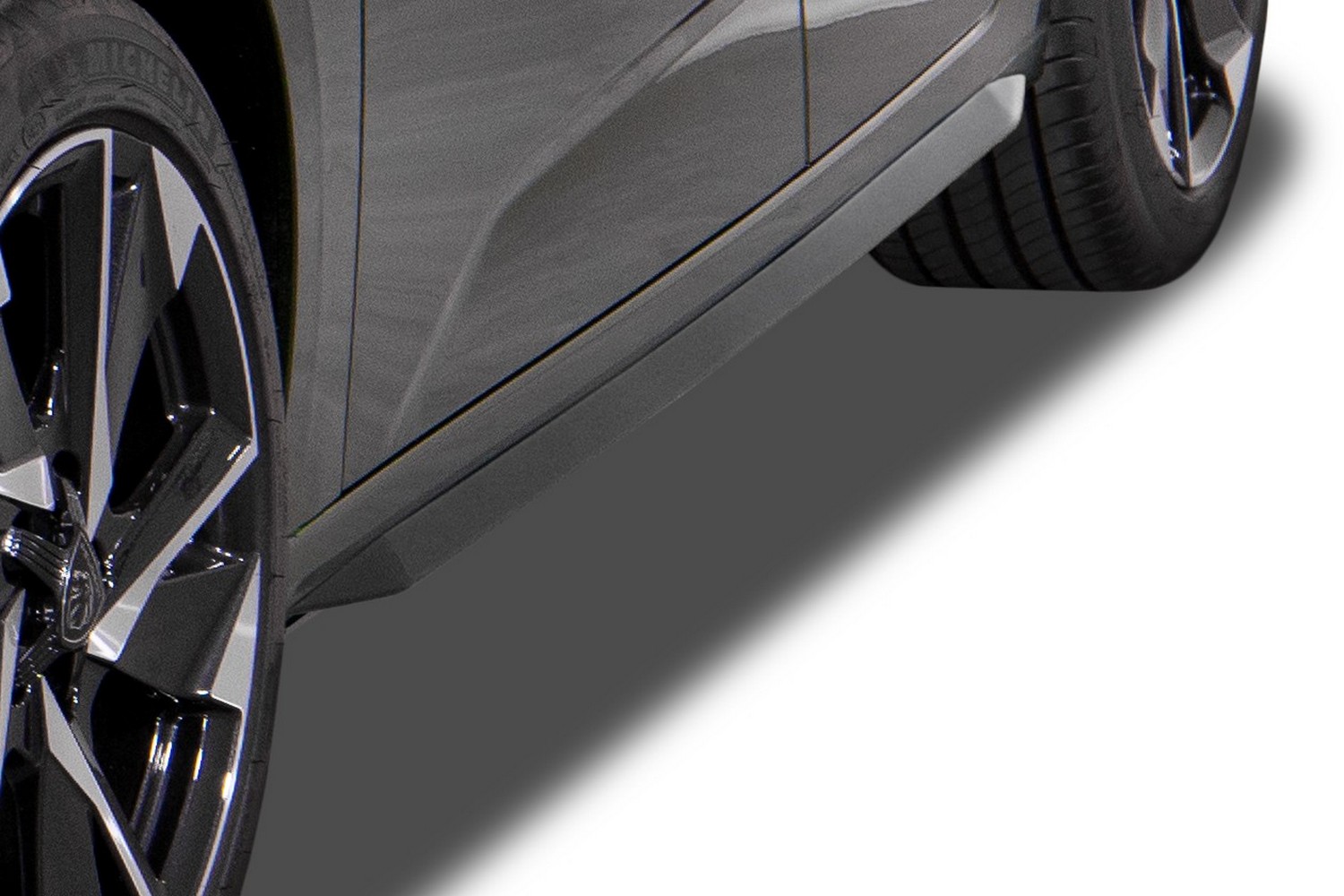 Side skirts suitable for Peugeot 308 III 2021-present 5-door hatchback &#34;Slim&#34; ABS