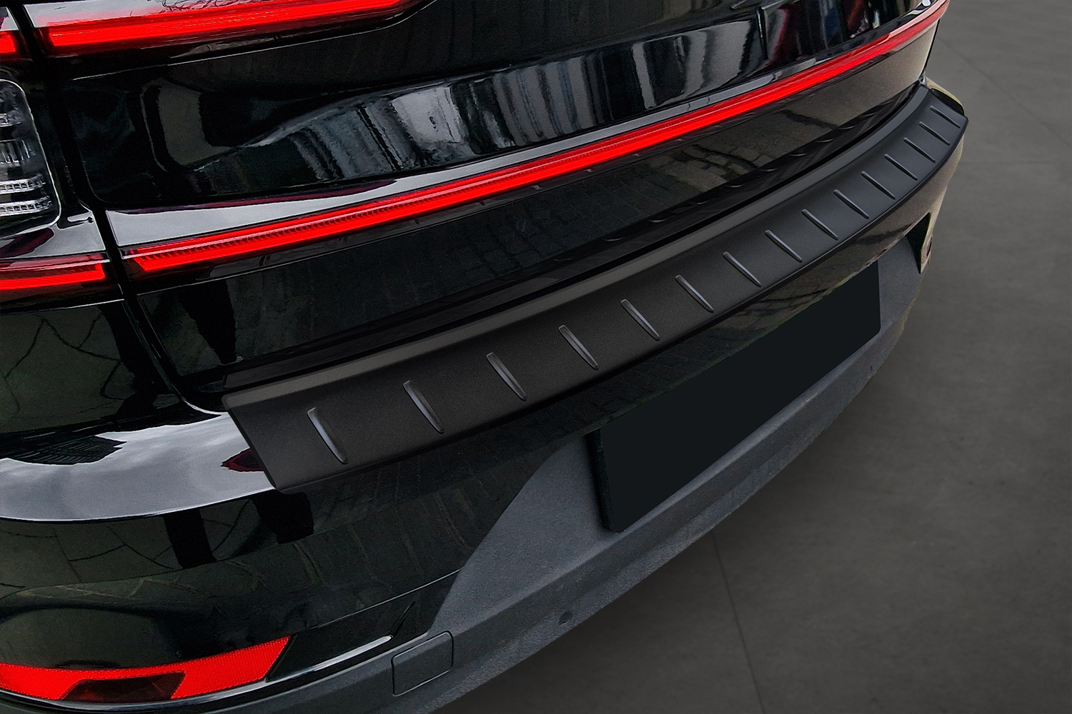 Bumperbeschermer geschikt voor Polestar Polestar 2 2020-heden 5-deurs hatchback RVS mat zwart