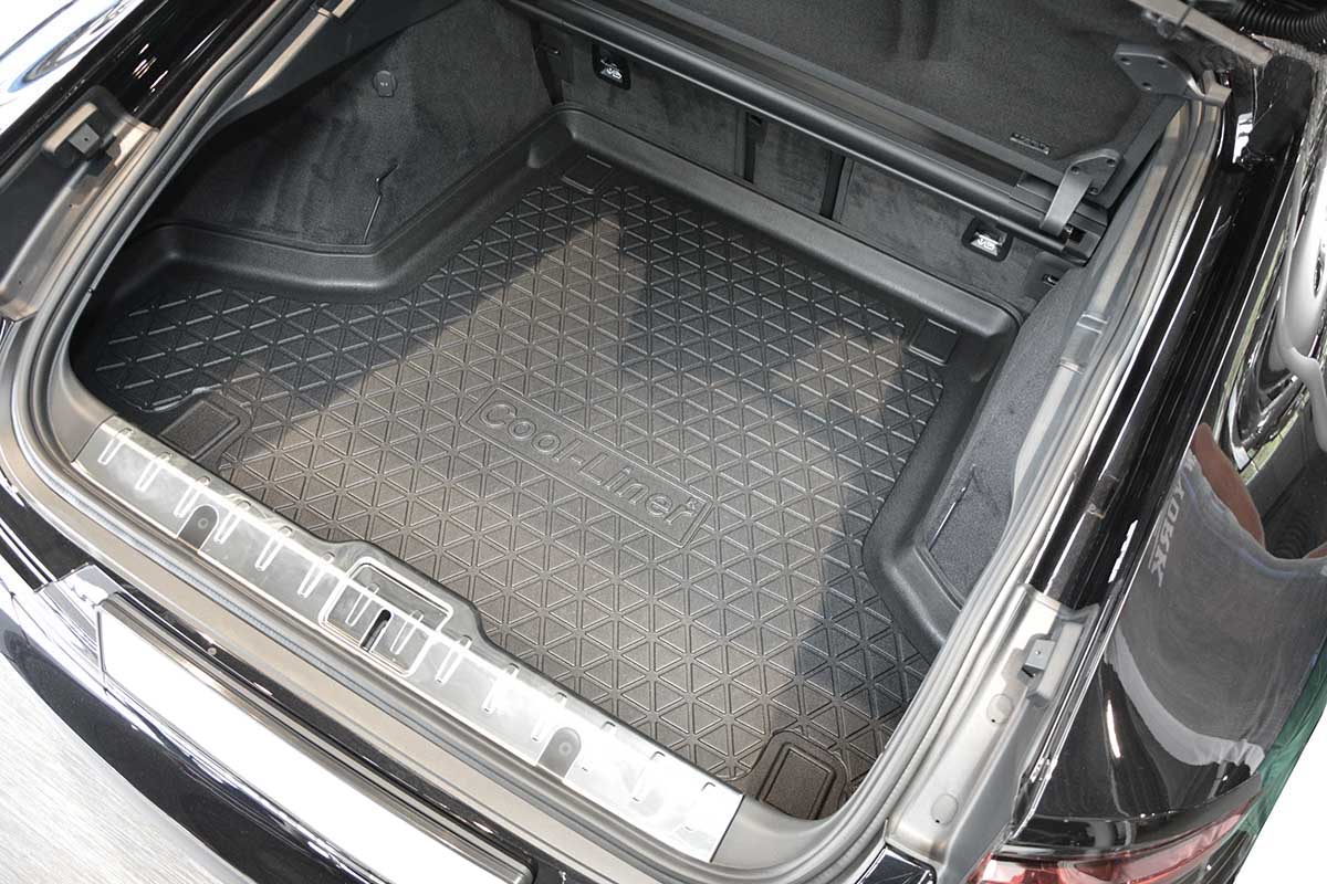 Boot mat suitable for Porsche Panamera II (971) 2016-present 5-door hatchback Cool Liner anti slip PE/TPE rubber