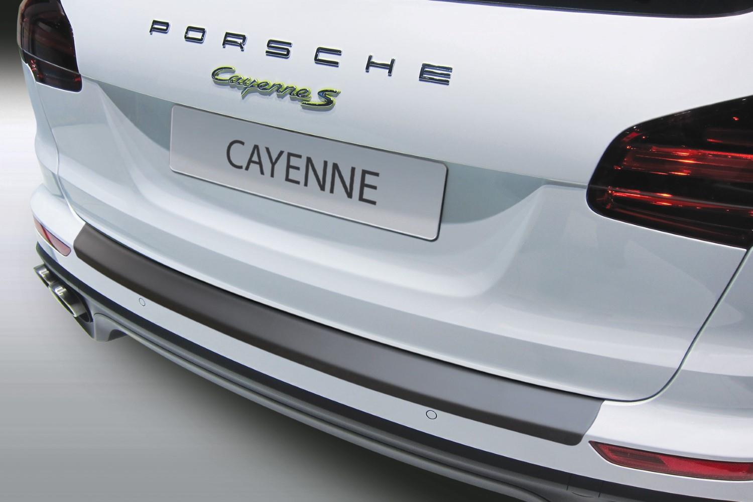 Protection de seuil de coffre Porsche Cayenne II (92A) 2014-2017 ABS - noir mat