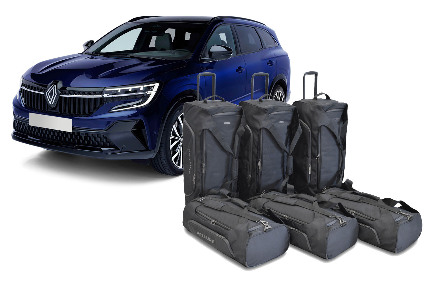 Travel bag set suitable for Renault Espace VI 2023-present Pro.Line