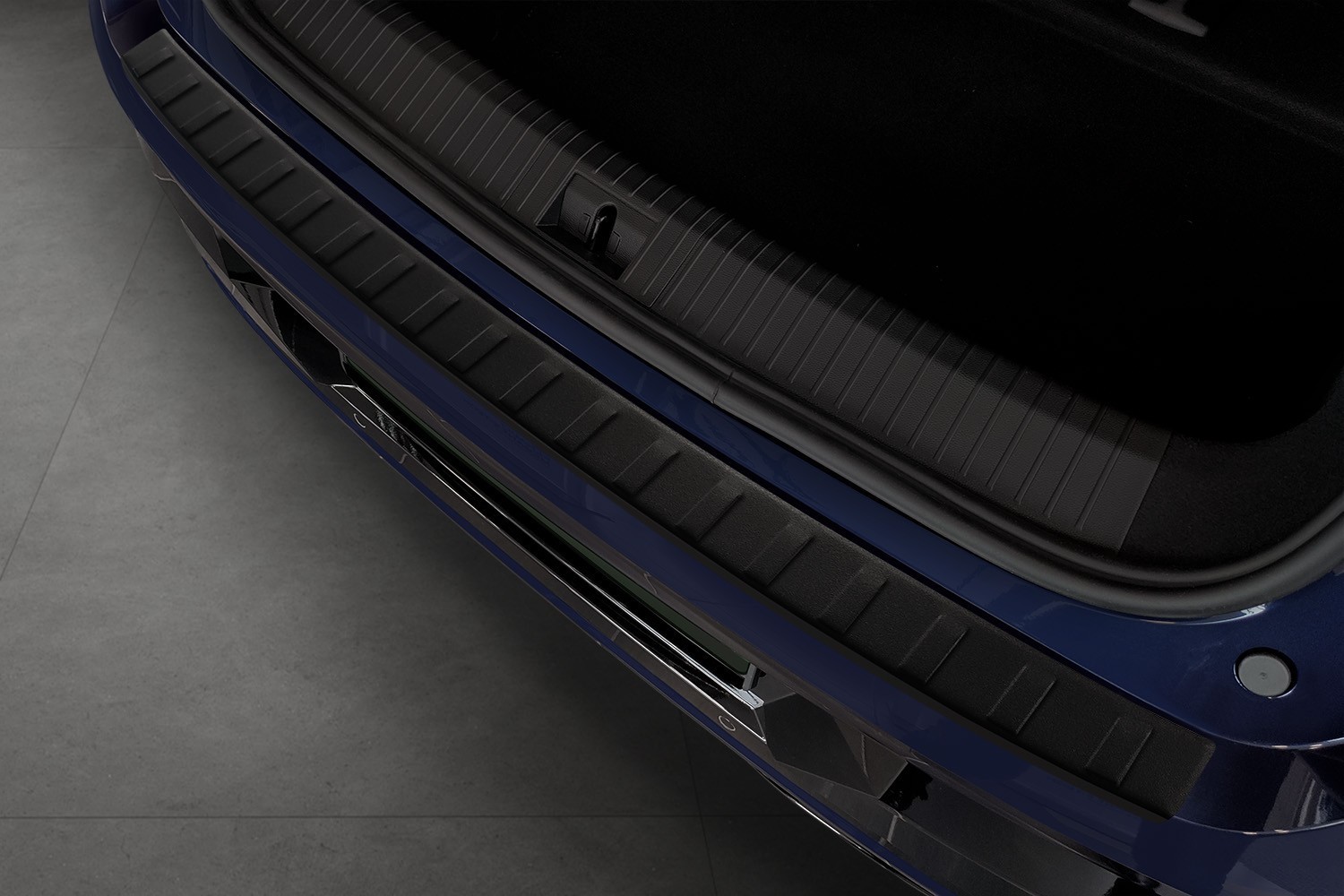 Bumperbeschermer geschikt voor Renault Mégane E-Tech 2021-heden RVS mat zwart