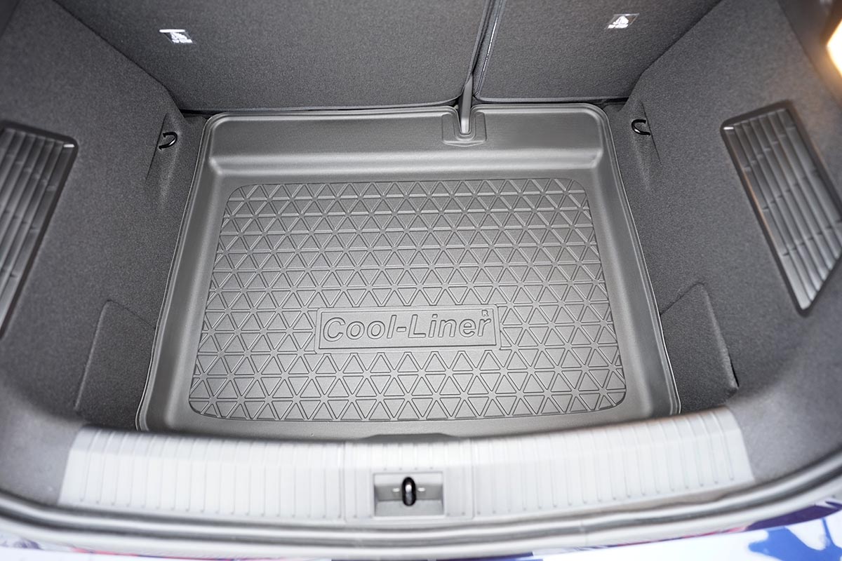 Boot mat suitable for Renault Mégane E-Tech 2021-present 5-door hatchback Cool Liner anti slip PE/TPE rubber