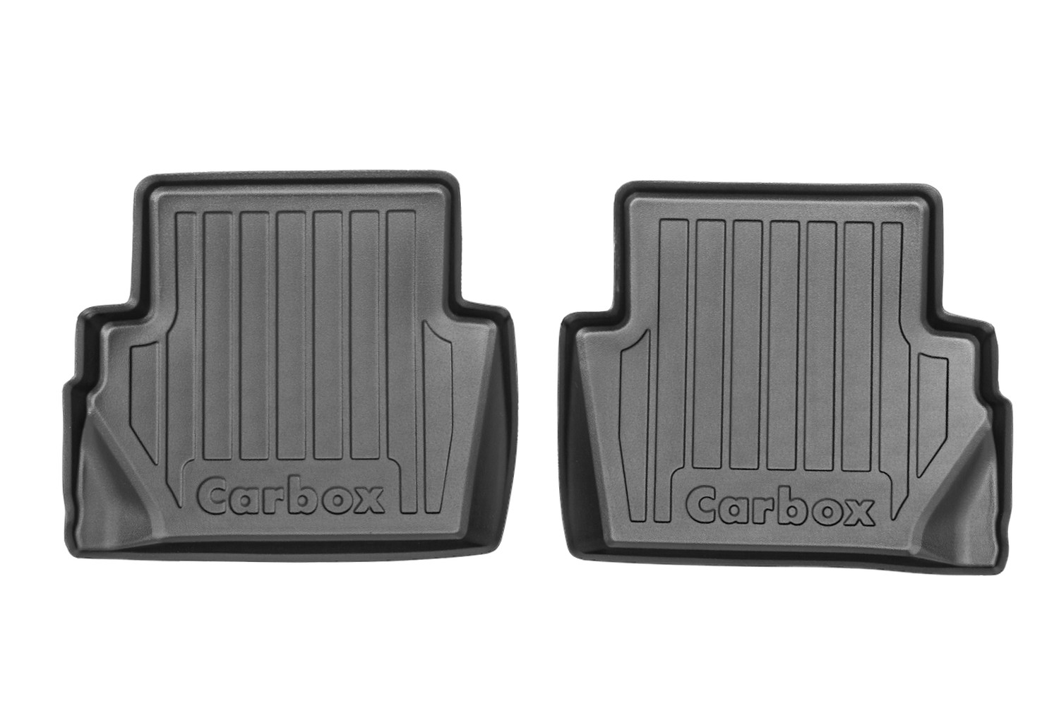 Automatten geschikt voor Renault Captur II 2019-heden Carbox Floor PE rubber - set achter