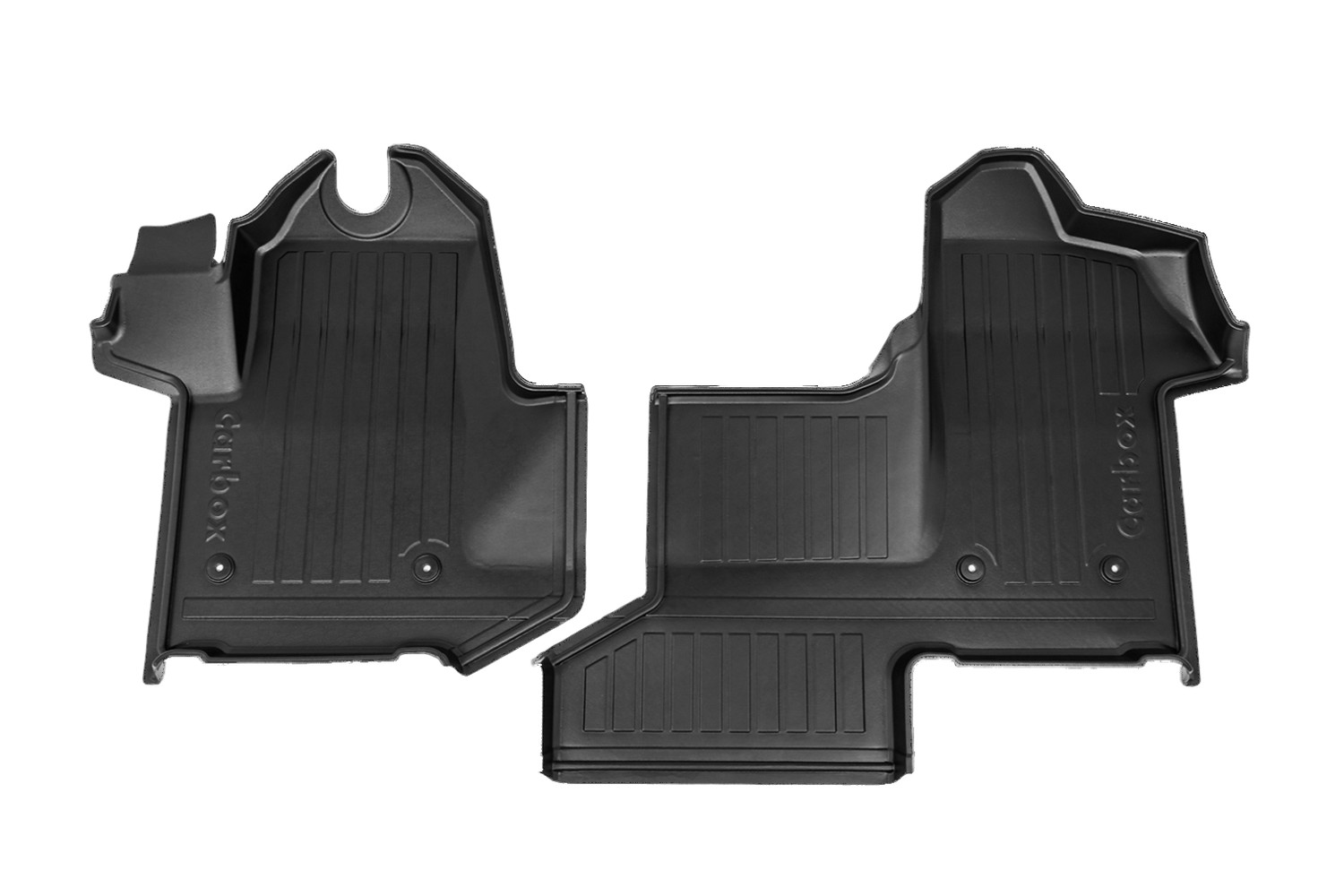 Tapis voiture convient à Renault Master III 2010-2024 Carbox Floor Highline caoutchouc PE - ensemble avant