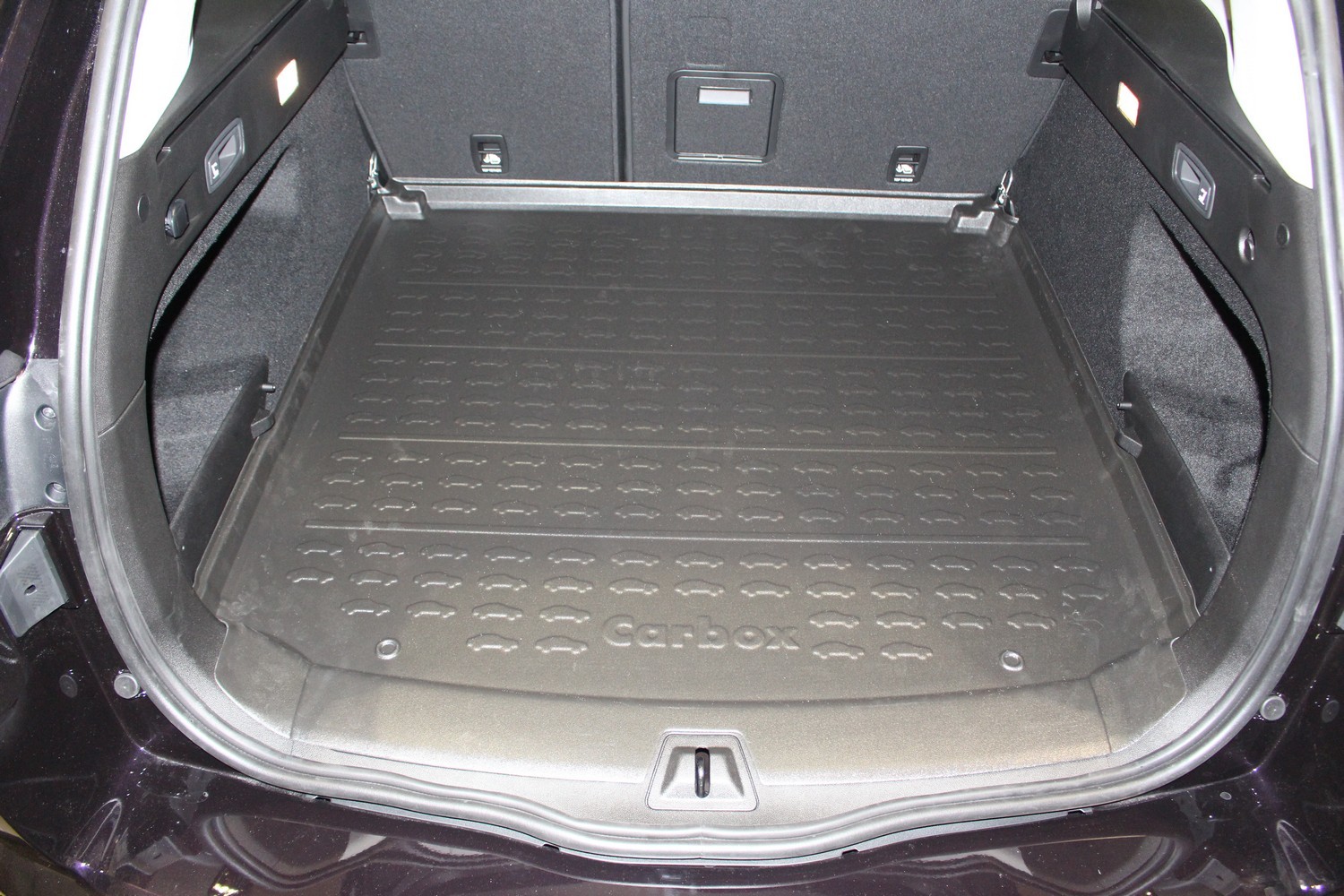 Boot mat suitable for Renault Talisman Estate - Grandtour 2016-present wagon Carbox Form PE rubber - black