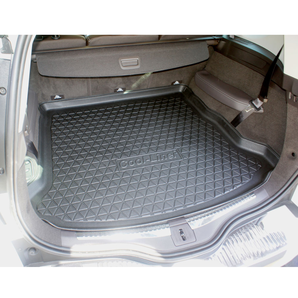 Boot mat suitable for Renault Espace V 2015-2023 Cool Liner anti slip PE/TPE rubber