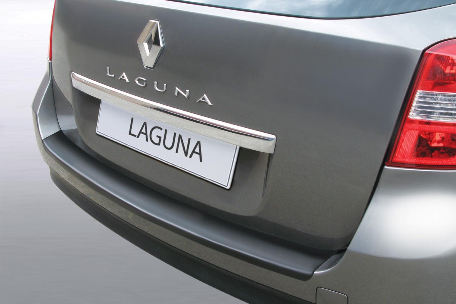 Protection de seuil de coffre Renault Laguna III Grandtour 2007-2015 break ABS - noir mat