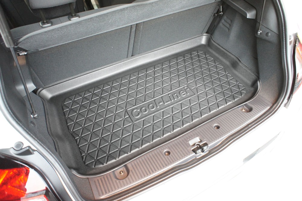 Boot mat suitable for Renault Twingo III 2014-present 5-door hatchback Cool Liner anti slip PE/TPE rubber