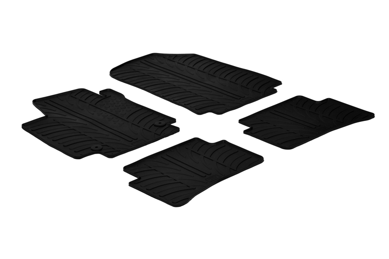 Tapis de voiture - Sur Mesure pour CLIO 5 (dès 2019) - 3 pièces - Tapis de  sol antidérapant pour automobile
