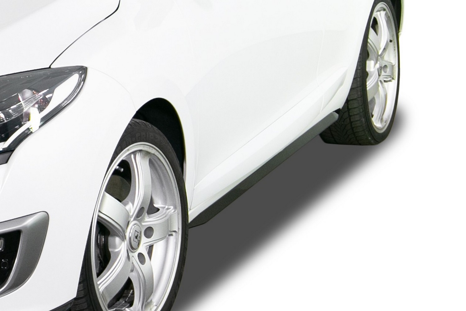 Jupes latérales convient à Renault Mégane III Coupé 2008-2016 &#34;Slim&#34; ABS