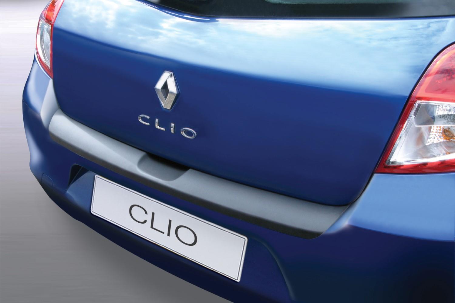 Bumperbeschermer Renault Clio III 2009-2012 3 & 5-deurs hatchback ABS - matzwart