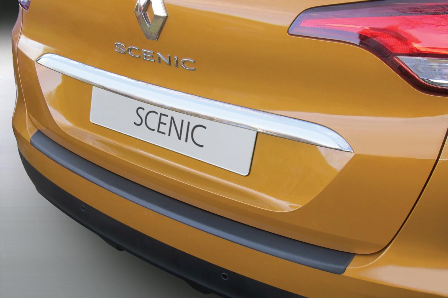 Protection de seuil de coffre convient à Renault Scénic IV 2016-2022 ABS - noir mat