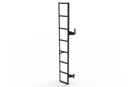 Door ladder stainless steel black (1)