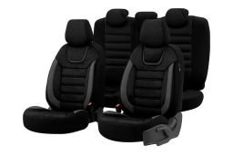 Seat covers universal Iconic Black - Grey (1)