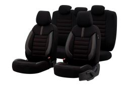 Seat covers universal Limited Black + Red stitching (1)