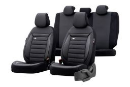 Seat covers universal Prestige Black - Anthracite chequered (1)